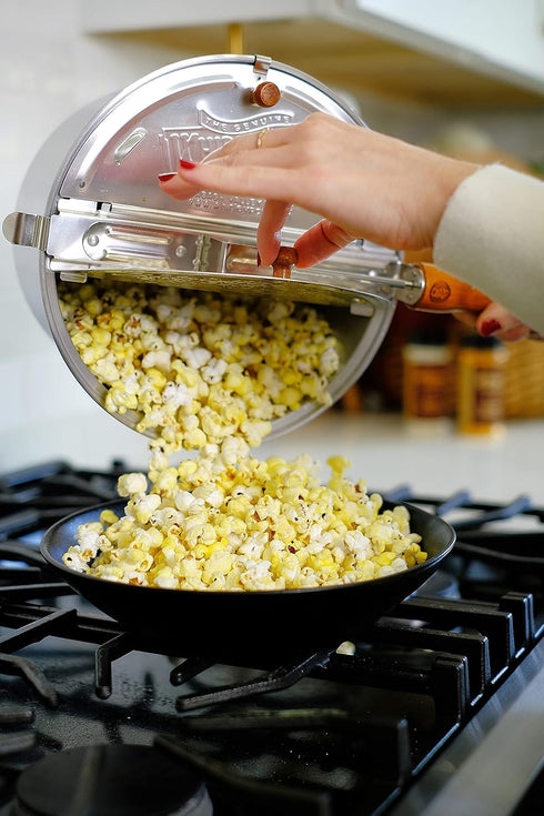 Country 4.5 (4.5 oz Amish Popcorn | Fine White Popcorn Salt - Ounce | Old Fashioned, Non-GMO Jar)