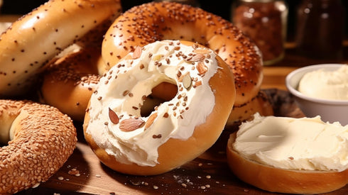 RawJoy Pack 12 Fresh New York Multigrain Bagel by | Delicious Fresh Multigrain Bagel