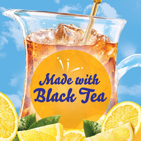 6 Count (Pack 12) Crystal Light Sugar-Free Lemon Iced Tea Naturally Flavored Powdered Drink Mix
