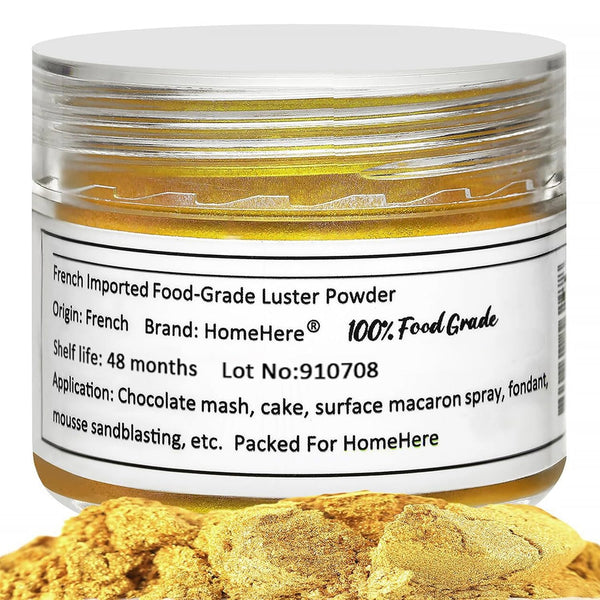 HomeHere Edible Cake Dust Luster Powder, 7g