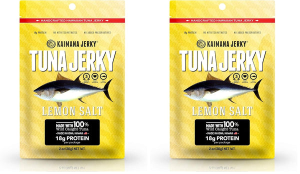 Kaimana Ahi Tuna Jerky (Lemon Salt, 2.7oz) (Pack of 2)