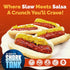 17.8 oz Spicy Hot Dog and Sausage Relish Slawsa Gourmet Cabbage Topping with Real Ingredients | | Gluten-Free, Vegan