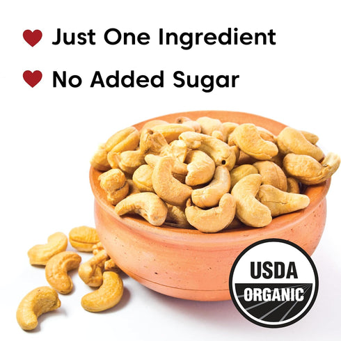 (8 Wilderness Poets, Organic Roasted Cashew Butter - Ounce Glass Jar) - Ultra Creamy, One Ingredient - No Added Sugar