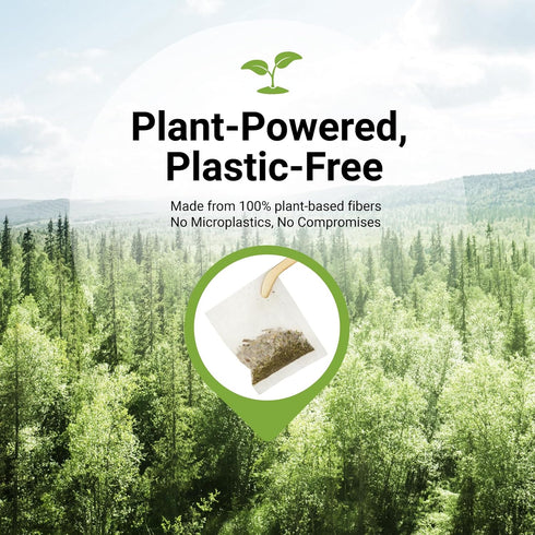 CCnature 20 100% Premium Mullein Tea Bags For Lungs - Pure Mullein Leaf | For Lung Health & Respiratory Wellness