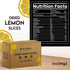 3oz/85gm 50 60 Dried Lemon Slices to Pcs, Citrus Dehydrated Fruit For Cocktails, Lemons For Cocktail and Decor