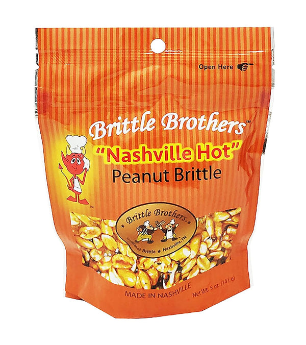 Brittle Brothers Nashville Hot Peanut Brittle - 5 oz Bag