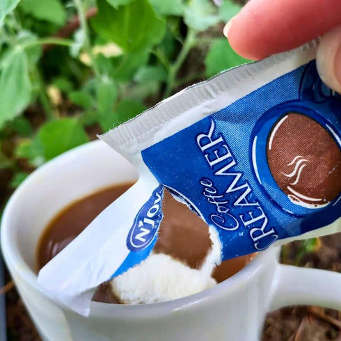 Set: 250 Packets Pack 250 packets) Gift Non-Dairy Powdered Creamer in Slide Seal Bag Plastic Food Bag Bulk for easy