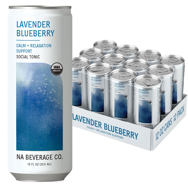 NA Beverage Social Tonic, Non-Alcoholic Functional Mocktails with 75mg of Magnesium for
