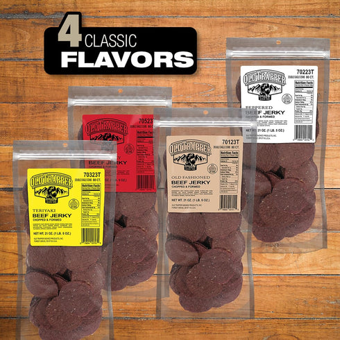 21 Package, 10 80 (Pack Old Trapper Double Eagle Beef Jerky, Old-Fashioned Flavor, Ounce Delicious Jerky Snacks, Grams