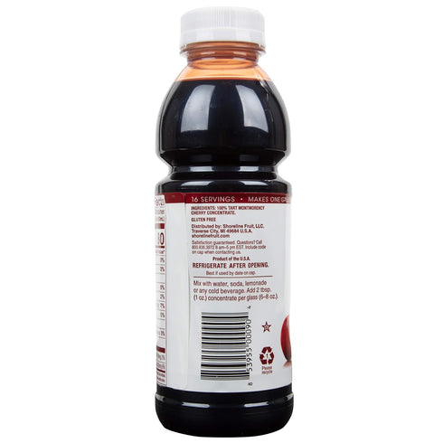 16oz Cherry Bay Orchards Tart Cherry Concentrate - All Natural Juice to Promote Healthy Sleep, Bottle - Gluten Free