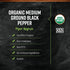 16 (Pack 1) Frontier Co-op Organic Ground Black Pepper, Medium Grind, Kosher | Ounce