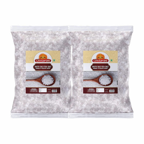 GHOTARAM Crystal Sea Salt, Coarse Grain, Salt, Sea Salt Granules, Fine Grade, Yoga