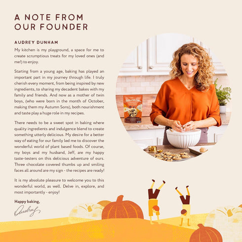 9 8.9 oz (Pack 3) Autumn Sons Baking Co. Gluten Free Pumpkin Chocolate Chunk Cookie Mix. Limited Edition Pumpkin Spice
