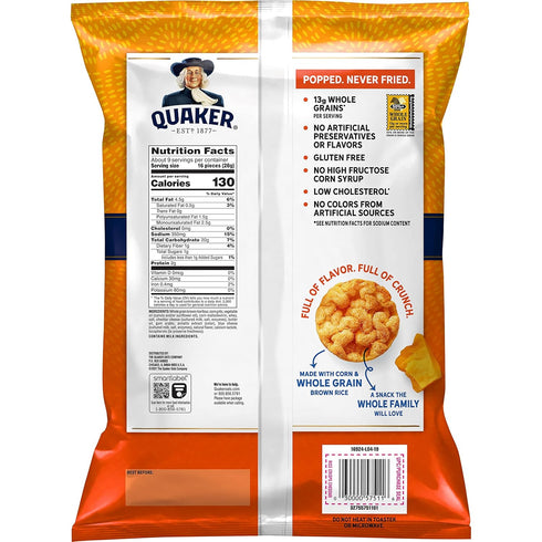 8.5 Oz Quaker Rice Crisps Cheddar