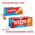 22ct (Pack 4) Luzianne Unsweetened Cold Brew Black Iced Tea Bags, Family Size, Box