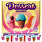 Dessert Lollipops Candy 24ct, Milkshake, Ice Cream, and Popsicle, Strawberry Cream, Orange