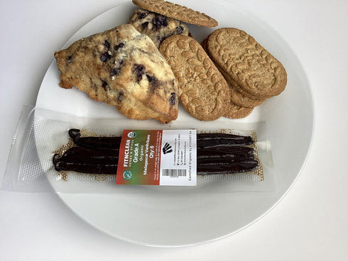 6 6"-7.5" Organic Vanilla Beans Madagascar Grade A for Extract, Cooking and Baking by FITNCLEAN VANILLA| Certified USDA