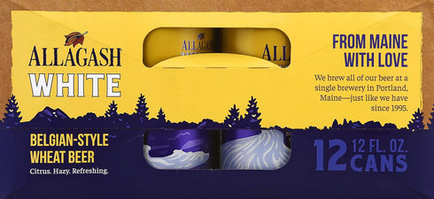 Allagash 12pk, 12 Oz Brewery, Wheat Beer White, Fl Cans