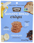 Hippie Snacks Banana Bread Crisps, Chocolate Flavor, Sweetened with Maple Syrup, Main