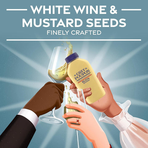 10 oz. Grey Poupon Dijon Mustard, Squeeze Bottle