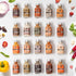 Set Set, 1.25oz Set Pack 20 Large Gourmet Smokehouse BBQ Spice Rub Grilling Gift Each- Spice & Seasonings - Father Gift