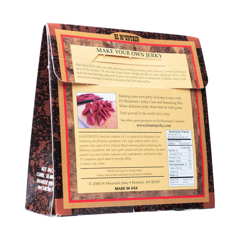 15 lbs. (1 Hi Mountain Jerky Seasoning and Cure Kit | ORIGINAL BLEND | Beef Jerky Seasoning | Perfect for Beef