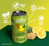 12oz 12-Pack Reed's Ginger Lemongrass Functional Soda - Organic Ginger, Adaptogen Mushroom Blend, Prebiotics - Cans