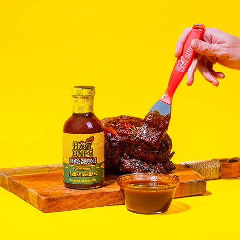 Pack Set Hot Ones BBQ Sauce Trio - Variety - Gift - Caribbean, Hot Honey, Smoked Serrano