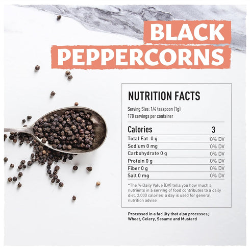 6oz, 12.3oz, Eastanbul Salt and Pepper for Grinder Refill, Peppercorns Whole Pink Himalayan Salt Peppercorns