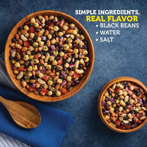 15.5 (Pack 8) Goya Foods Black Beans, Ounce