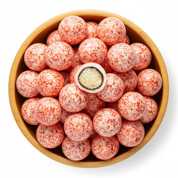 NY Spice Shop Strawberry & Creme Chocolate Malt Balls - 3 Pound