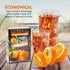 China Mist Tropical Orange Black Tea Infusion – Iced Tea – 4 Bags – Each Tea Bag Yields 1/2 Gallon – Refreshing.