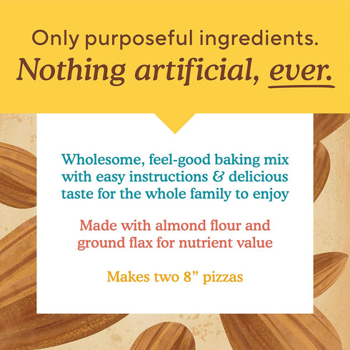 9.8 (Pack 2) Simple Mills Almond Flour Baking Mix, Cauliflower Pizza Dough - Gluten Free, Vegan, Plant Based, Ounce