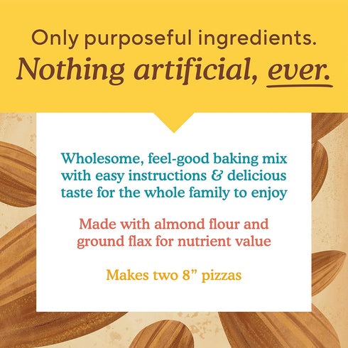 Simple Mills Almond Flour Baking Mix, Cauliflower Pizza Dough - Gluten Free, Vegan, Plant Based, 9.8 Ounce (Pack of 1)