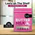 (12oz) Healthier Comforts Premium Cultured Buttermilk Powder | Kosher, Gluten Free, Non-GMO | Pancakes, Biscuits, Salad