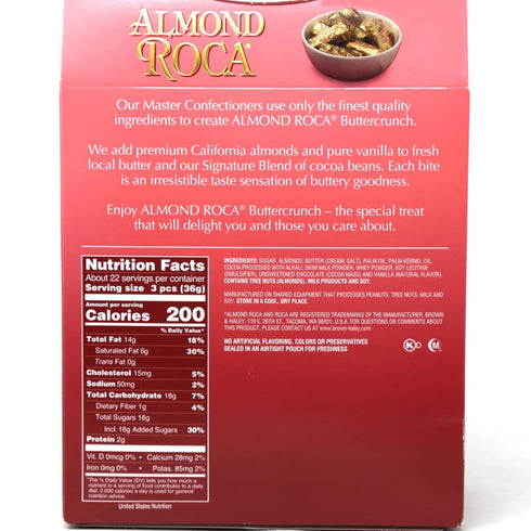 Inspiration Industry 28 Oz (793 (1 PACK) Brown & Haley Almond Roca The Original Buttercrunch Toffee With Almonds g)