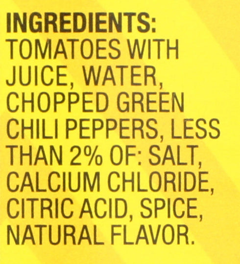 Hatch Farms 10-Ounce (Pack 12) Hatch Tomatoes Diced with Green Chilies, Medium