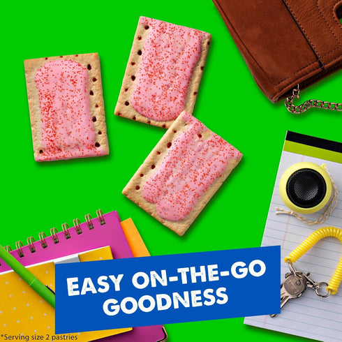 13.5oz (8 Pop-Tarts Toaster Pastries, Breakfast Foods, Kids Snacks, Frosted Cherry, Box Pop-Tarts)
