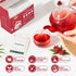 240 Count, 100% (Pack 6) LeafLea Hibiscus Tea Bags Individually Wrapped, Natural Hibiscus Flower Herbal Tea
