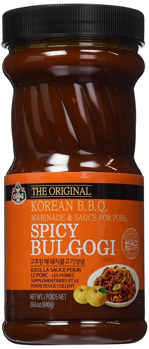 Assi Korean Hot B.B.Q Sauce for Pork, 32 Ounce