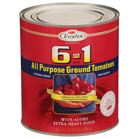 Escalon 6 in 1 All Purpose Ground Tomatoes, 6 lb 9 oz