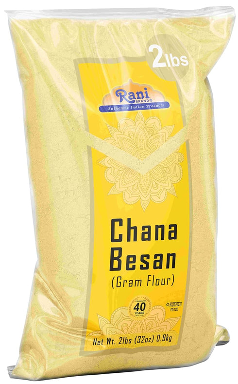 32oz (2lbs) 908g Rani Chana Besan (Chickpeas Flour, Gram) ~ All Natural | Vegan | Gluten Friendly | NON-GMO | Kosher |