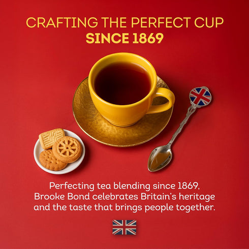 Brooke Bond 450 (Pack 3) Red Label Tea by | Loose Tea | Black Tea | Compatible for Chai & Milk | Premium Blend |