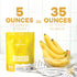 5 35 Jungle Powders Banana Powder for Smoothies Ounce Bag Freeze Dried Banana Powder Single Ingredient Servings