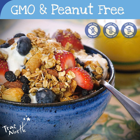 12 oz. (Pack 2) True North Granola Granola Blues with Dried Blueberries, Almonds and Cashews, All Natural and Non-GMO
