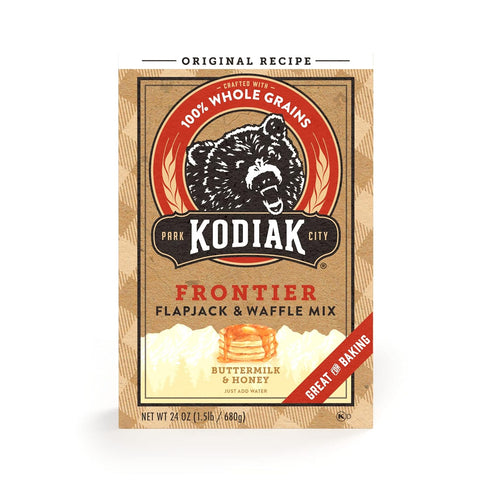 Kodiak Cakes All Natural Frontier Pancake, Flapjack and Waffle Mix, Butter Milk