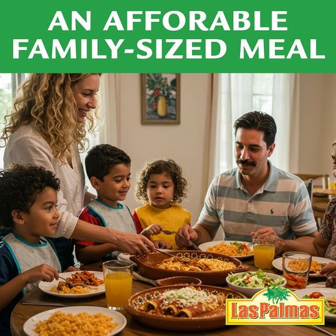 Las Palmas 23.8 (Pack 6) Medium Green Chile Enchilada Dinner Kit, Ounce