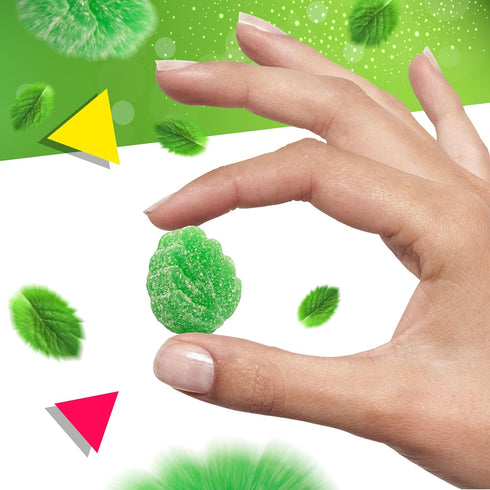 2 Spearmint Leaves | Pound Bag | Jelly Candy | Soft Refreshing Sweets
