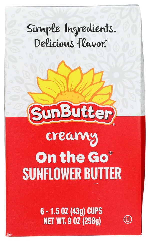 SunButter Natural Sunflower Canister Butter Nut, Gluten Free, Non GMO, 9 Ounce