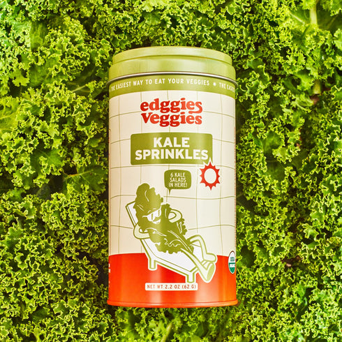 Nutrient-Packed, Edggies Organic Kale Sprinkles - Easy Veggies Pure Kale Superfood for Smoothies, Salads, Pasta & More